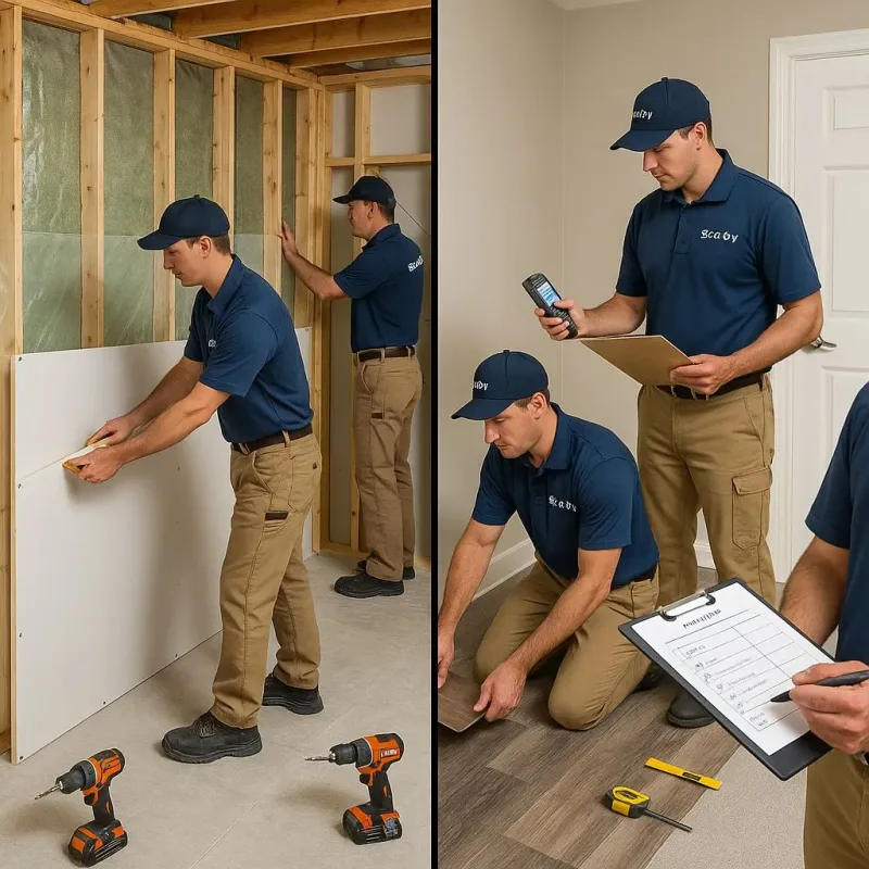 Repairs and Reconstruction process in Pulaski, TN
