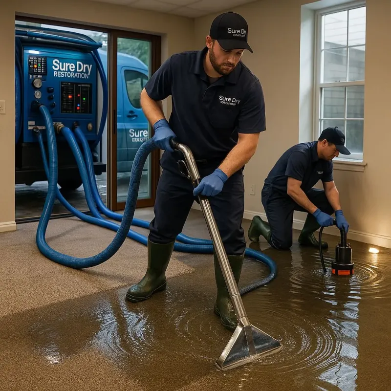 Water Extraction and Removal process in Pulaski, TN